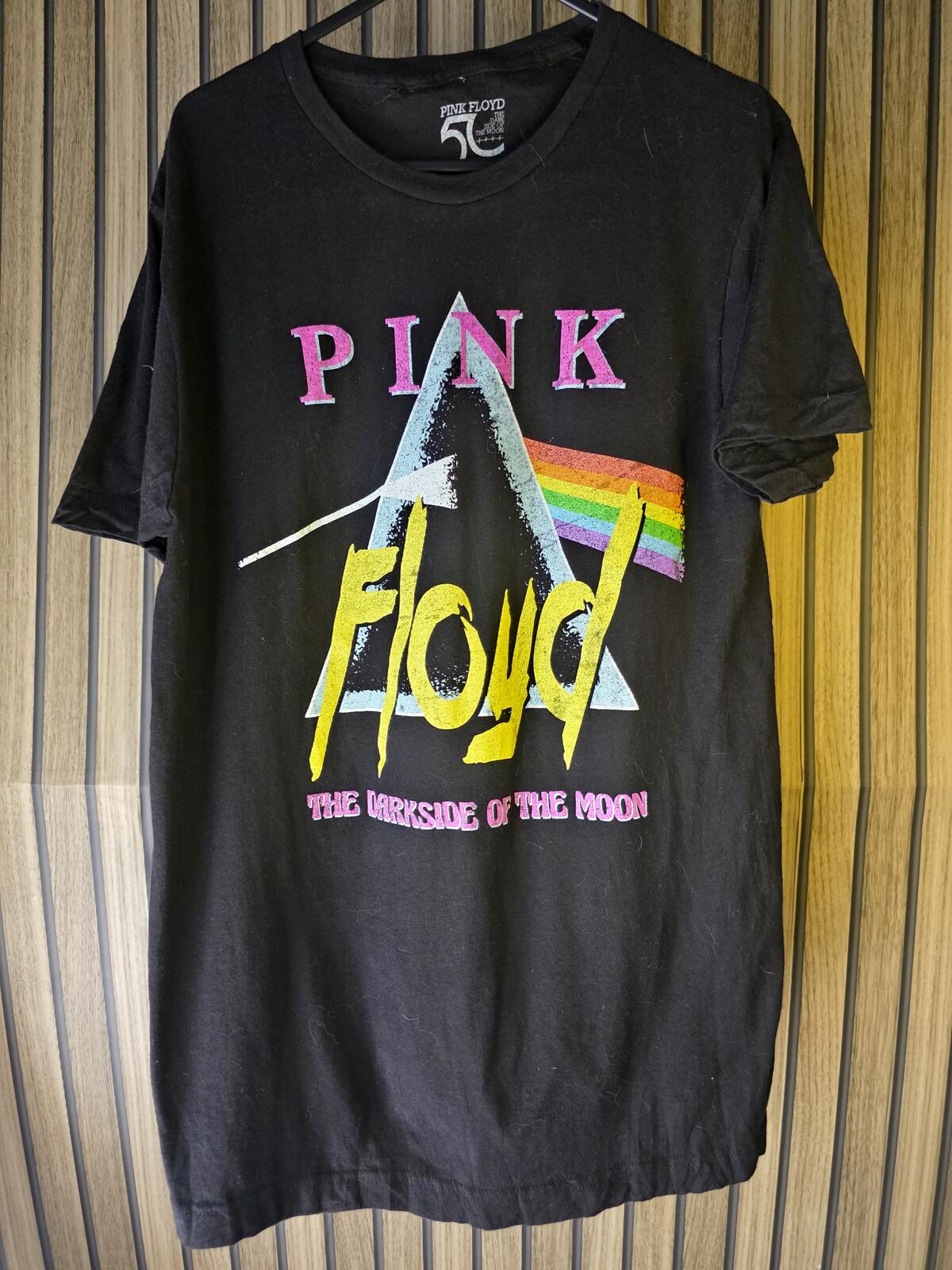 Pink Floyd The Dark Side of the Moon 50th Anniversary Graphic T Shirt Black