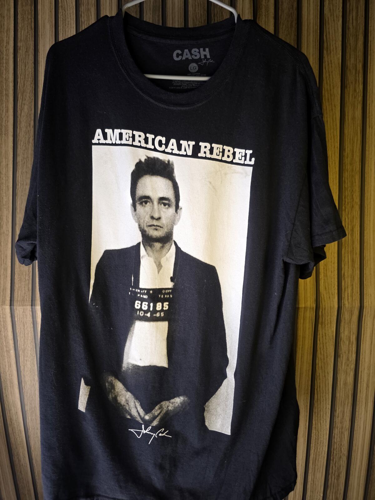 CASH American Rebel Graphic T-Shirt Black Regular L