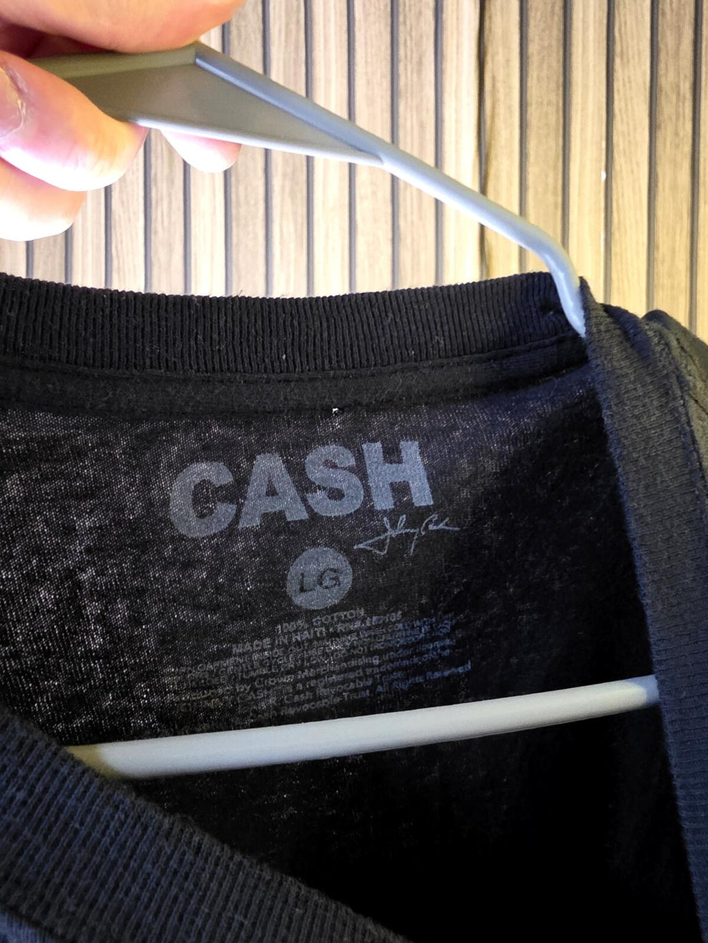 CASH American Rebel Graphic T-Shirt Black Regular L