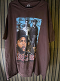 Boyz II Men Band Graphic T Shirt Brown Short Sleeve Large
