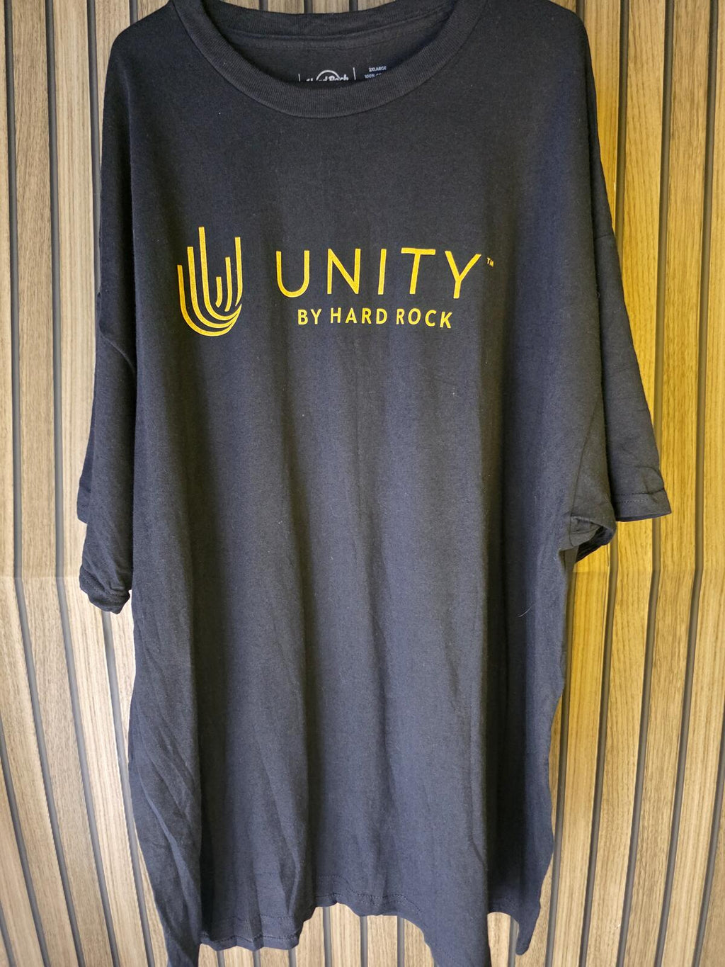 Hard Rock Unity By Hard Rock Graphic T-Shirt Black Yellow 2XL