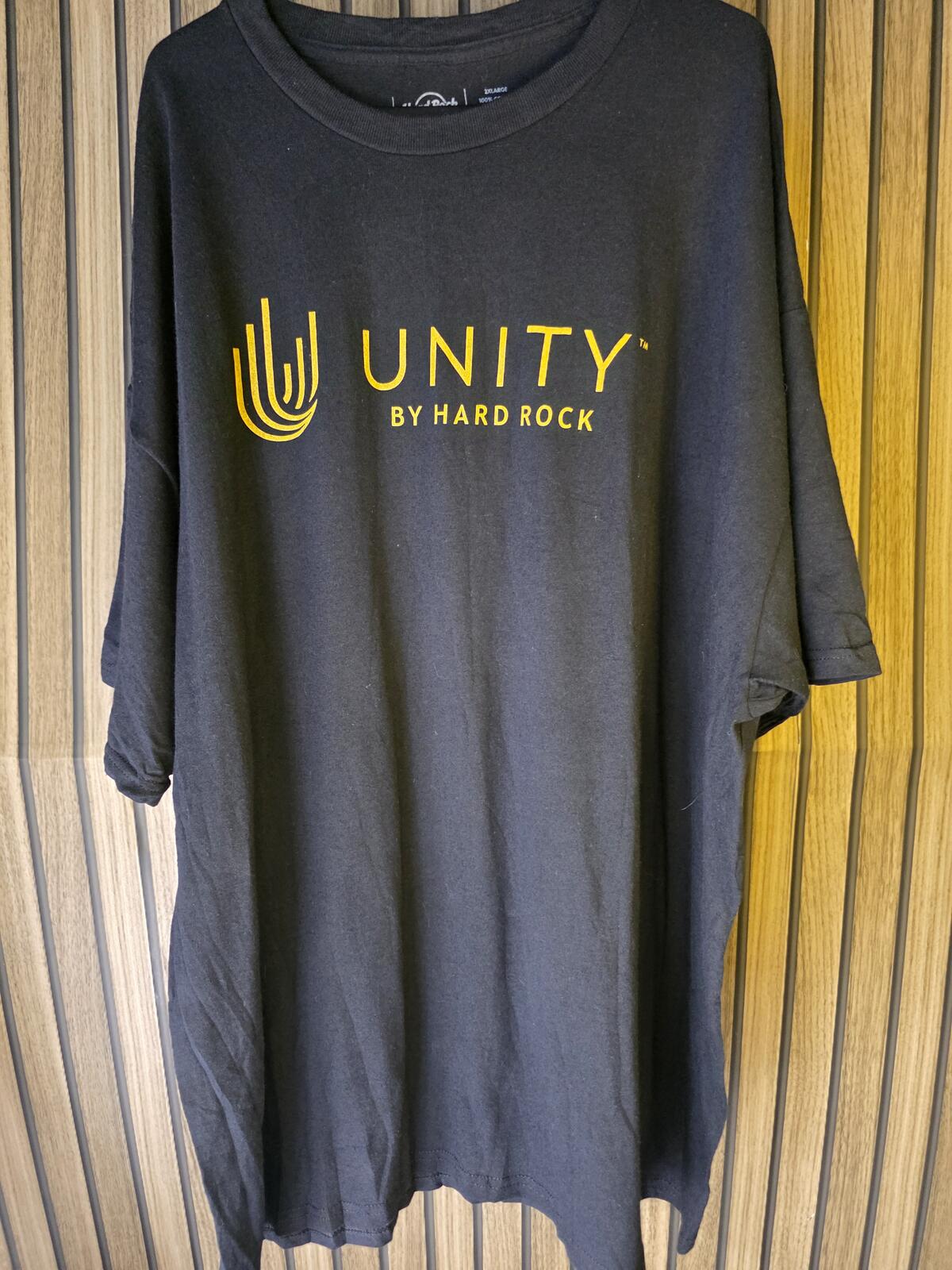 Hard Rock Unity By Hard Rock Graphic T-Shirt Black Yellow 2XL