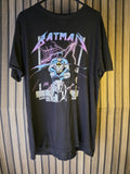 Batman Graphic T Shirt Lightning Print Black Regular Medium