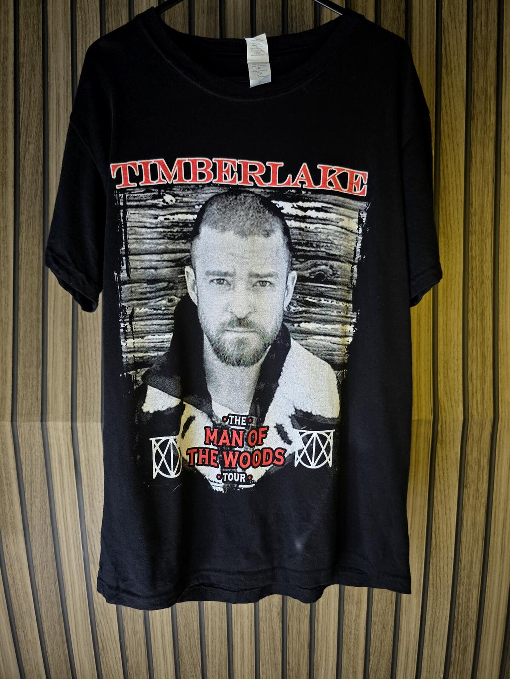 Justin Timberlake Man of the Woods Tour Graphic T-Shirt Black S