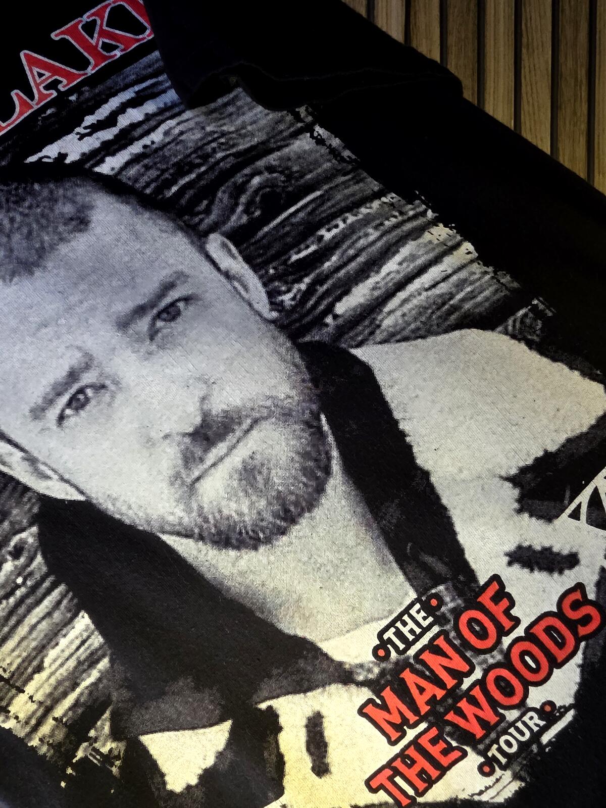 Justin Timberlake Man of the Woods Tour Graphic T-Shirt Black S