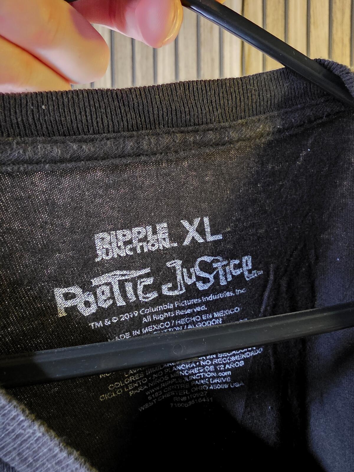 Ripple Junction Public Justice Tee Black XL