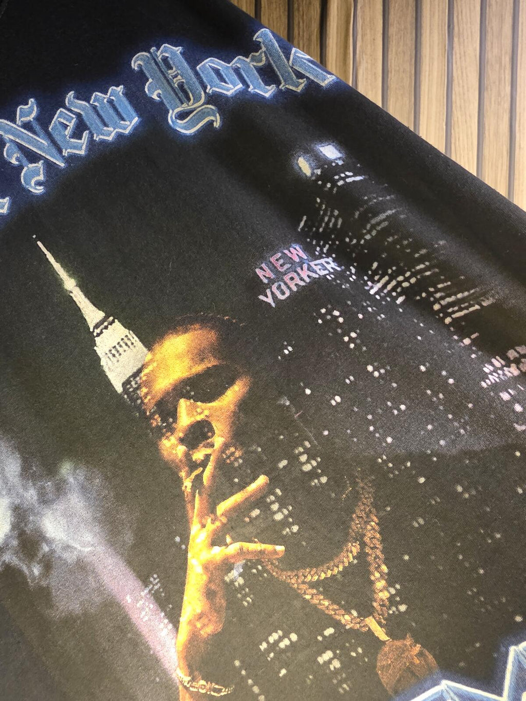 Pop Smoke King Of New York Graphic T Shirt Black Medium