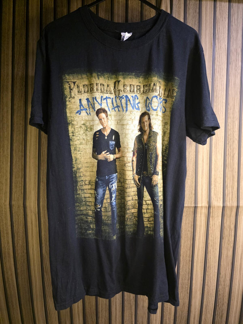 Gildan Florida Georgia Line Anything Goes Graphic T Shirt Black M