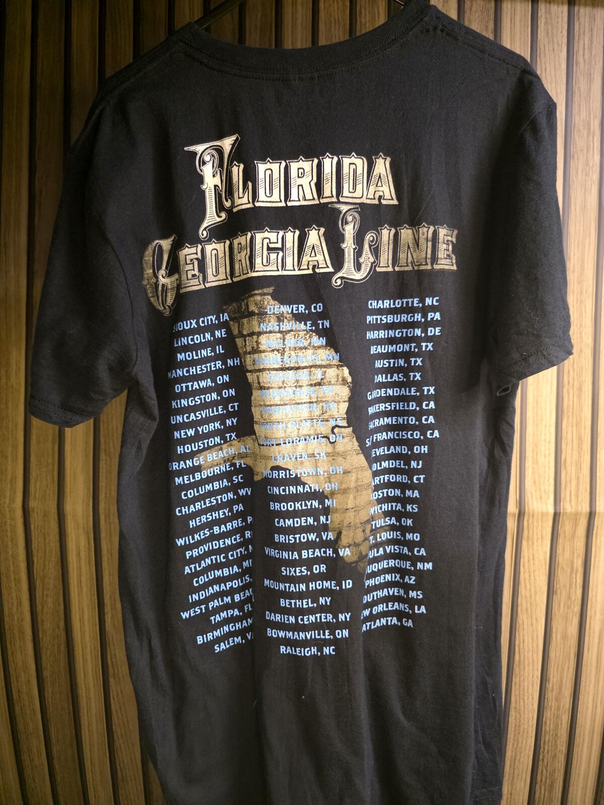 Gildan Florida Georgia Line Anything Goes Graphic T Shirt Black M