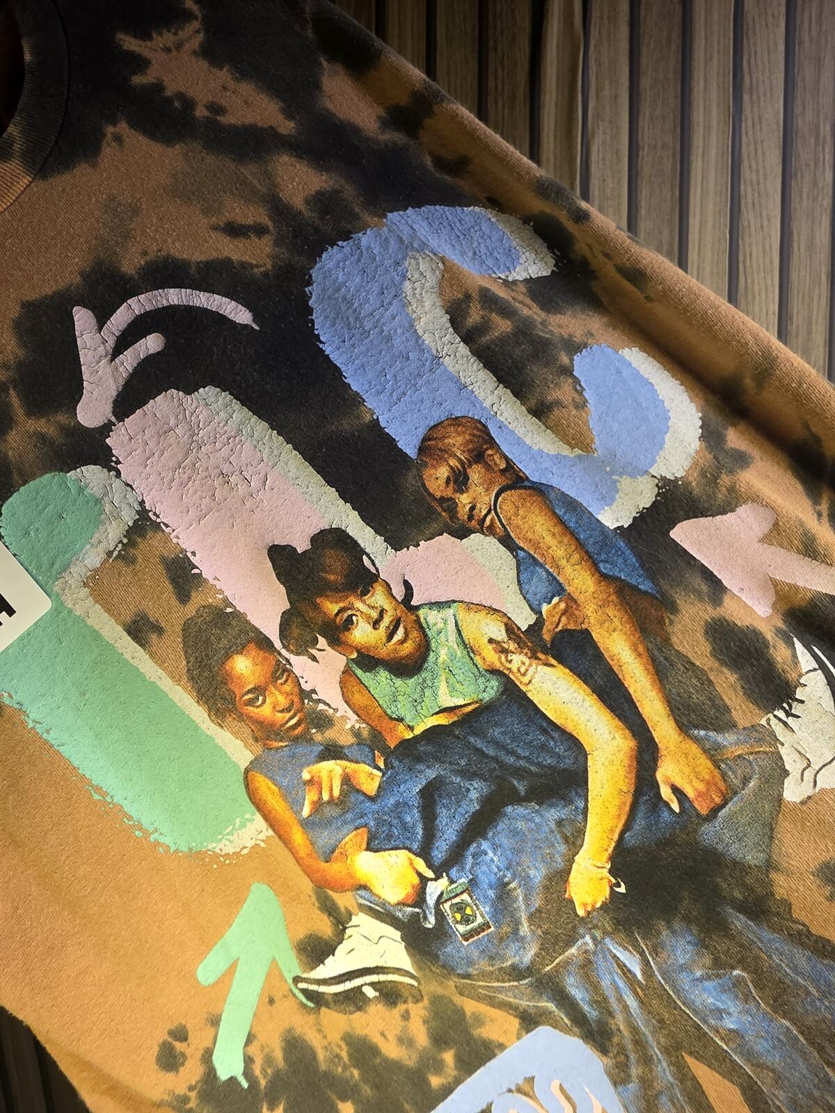 TLC Graphic T Shirt 1992 Black Brown Small