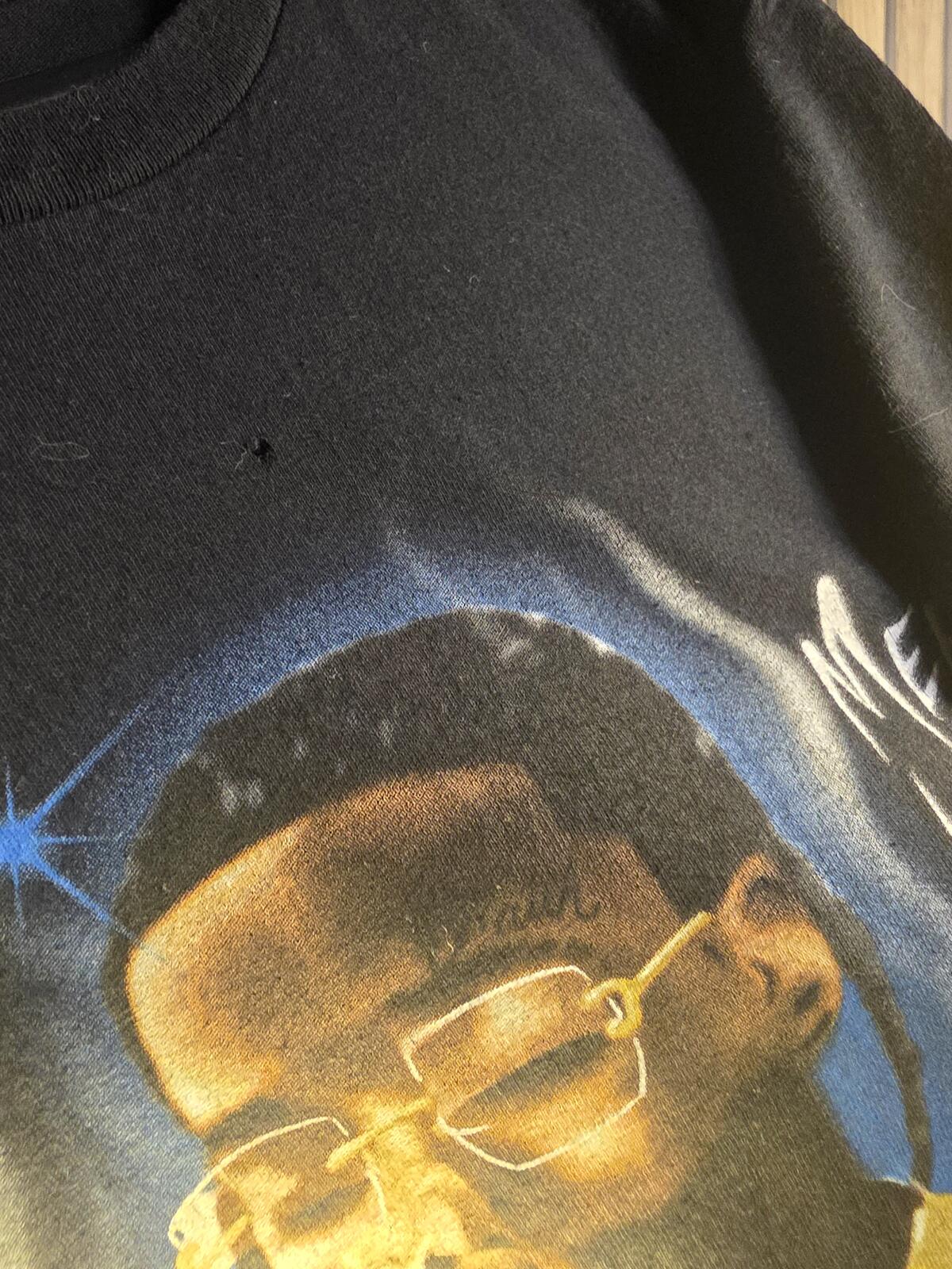 Pop Smoke Graphic T-Shirt Black Rap Tee Regular L