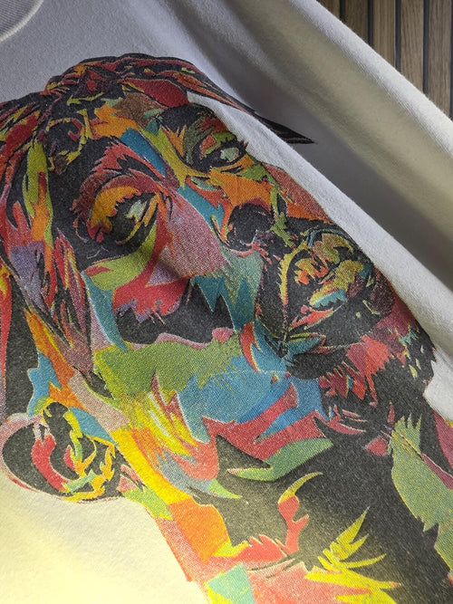 Alstyle Classic Portrait Graphic T Shirt Multicolour Cream Regular L