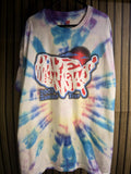 RARE Hanes Dave Matthews Band 2009 Summer Tour Tie-Dye T-Shirt Multi Regular M