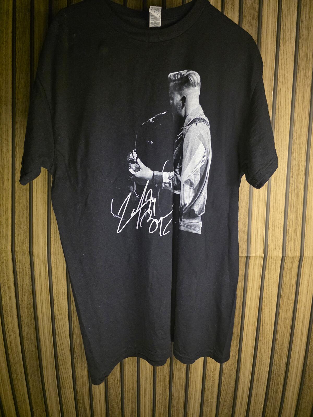 Unbranded Graphic Band Tee Black Regular M
