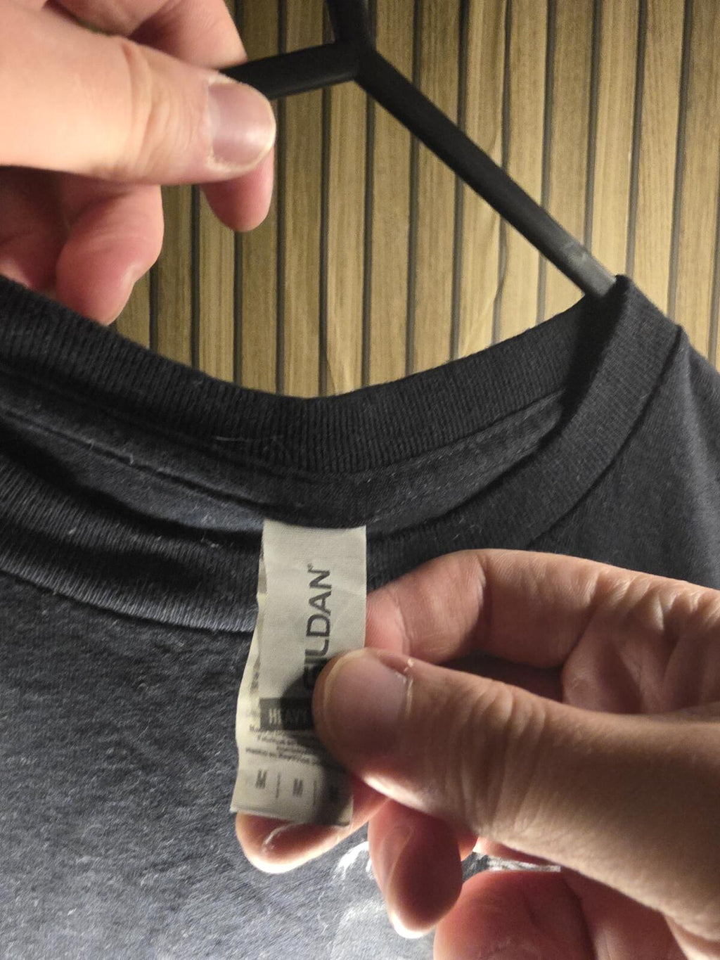 Unbranded Graphic Band Tee Black Regular M