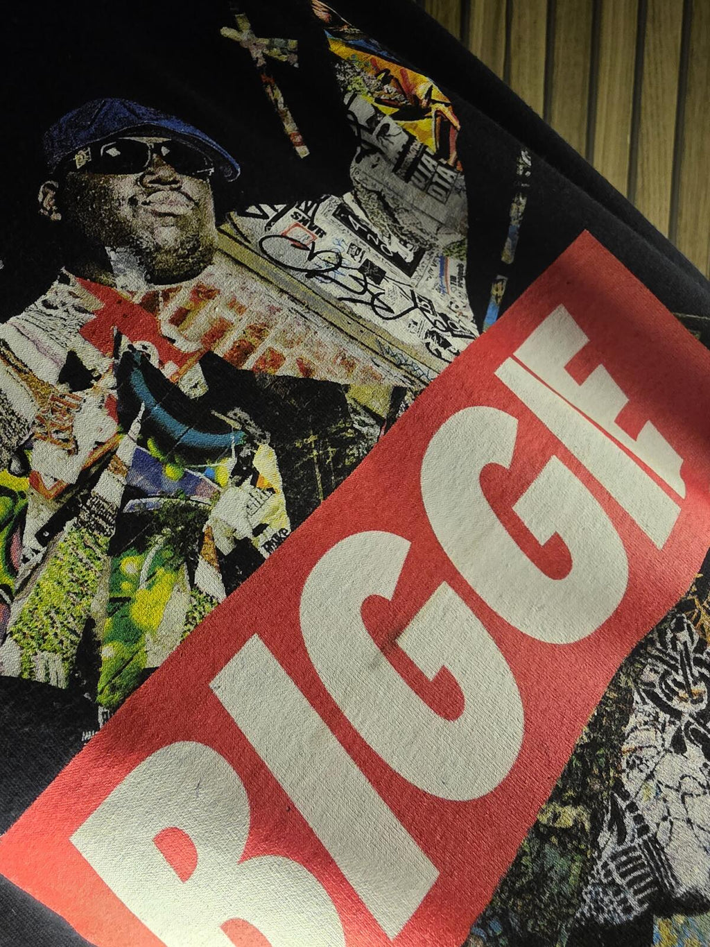 The Notorious B.I.G. Biggie Graphic T-Shirt Black Regular Medium