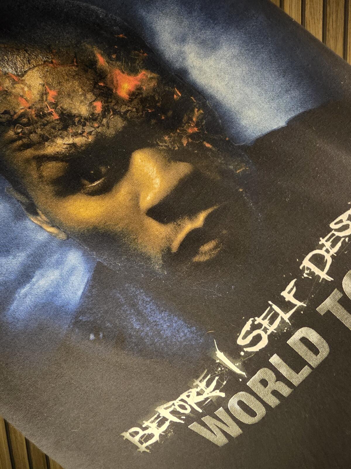50 Cent Before I Self Destruct World Tour 2010 Black Graphic T-Shirt Large