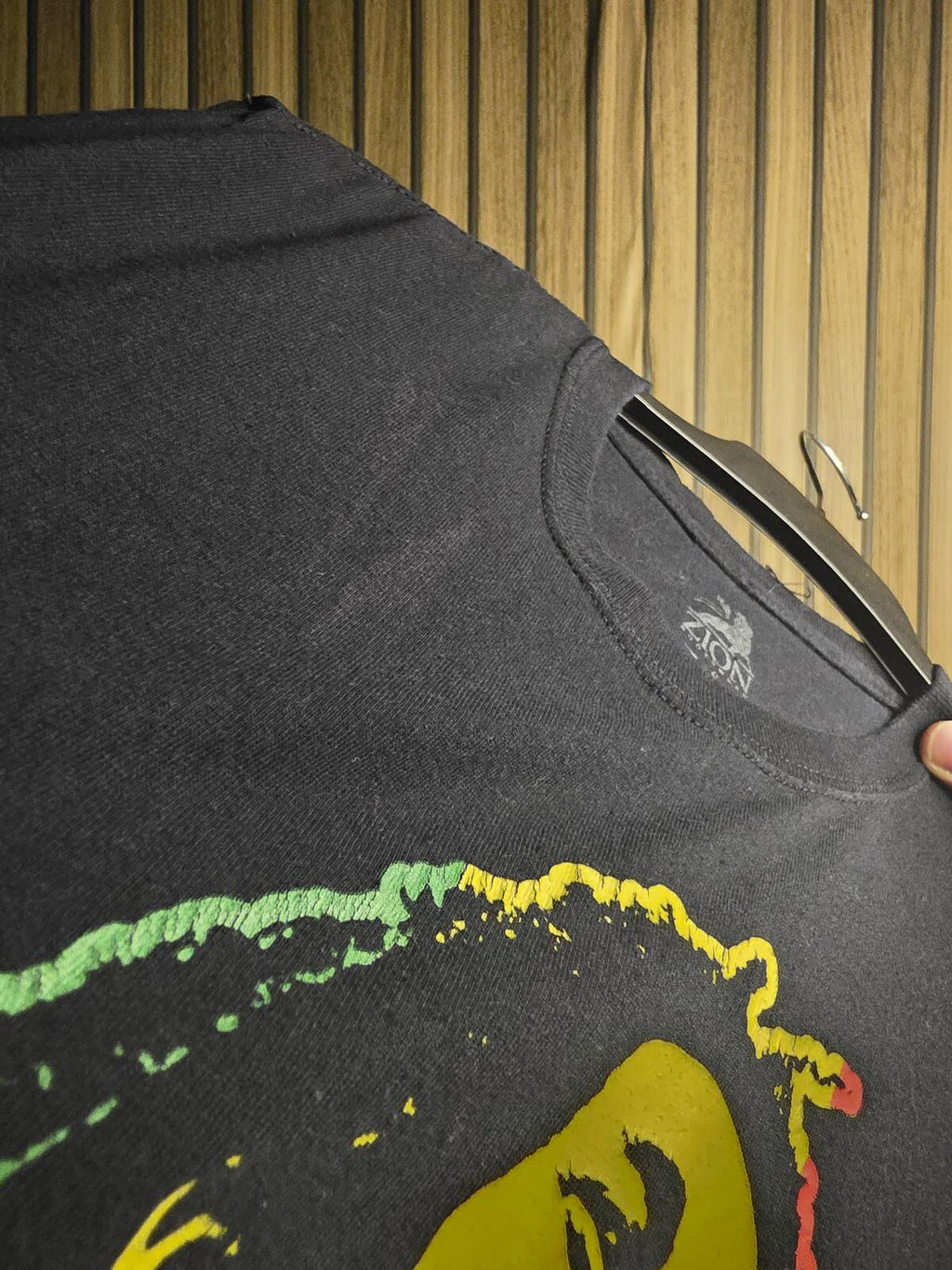 Bob Marley One Love Graphic T Shirt Black Size S