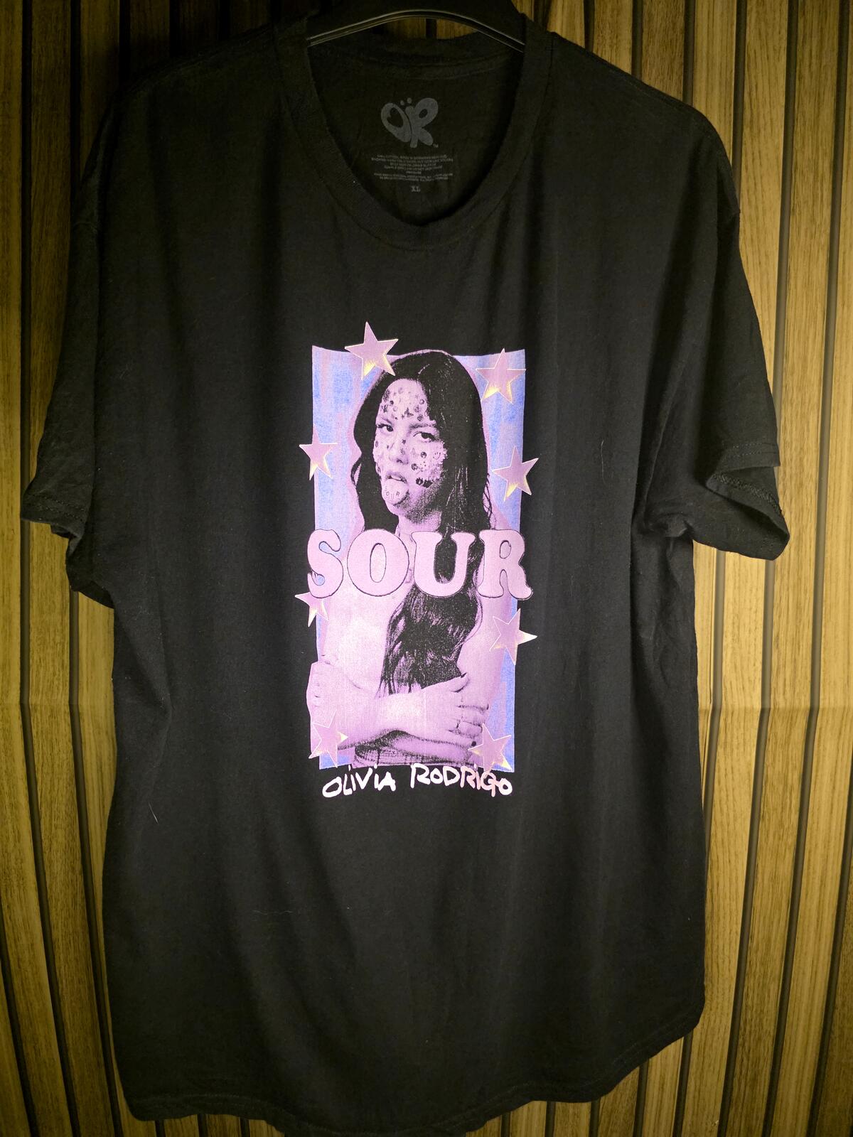Olivia Rodrigo Sour Graphic T Shirt Black XL