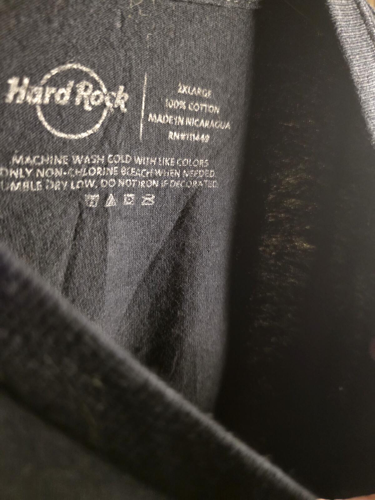 Hard Rock Seminole Hotel and Casino T Shirt Black Yellow Purple Regular XXLU