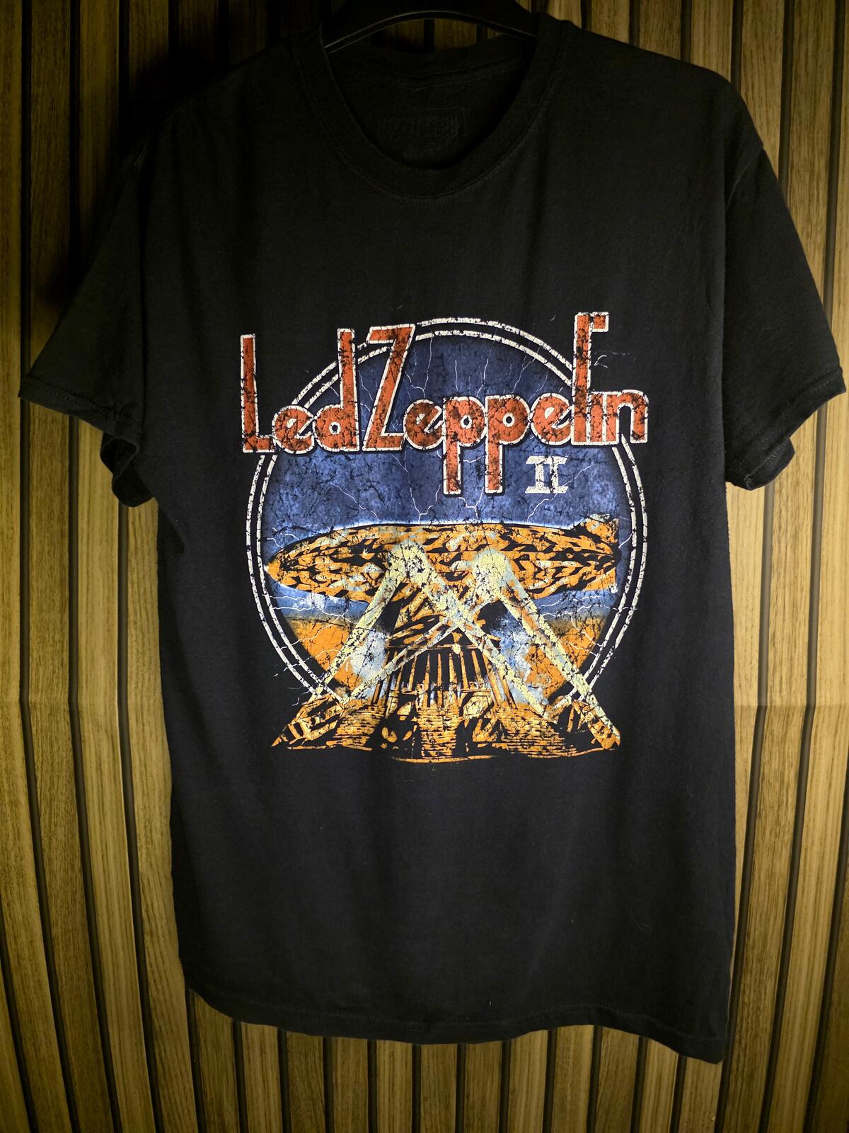 Led Zeppelin Graphic Band T-Shirt Black Small