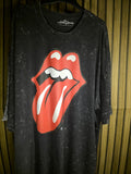 The Rolling Stones Lips Graphic T-Shirt Black One size