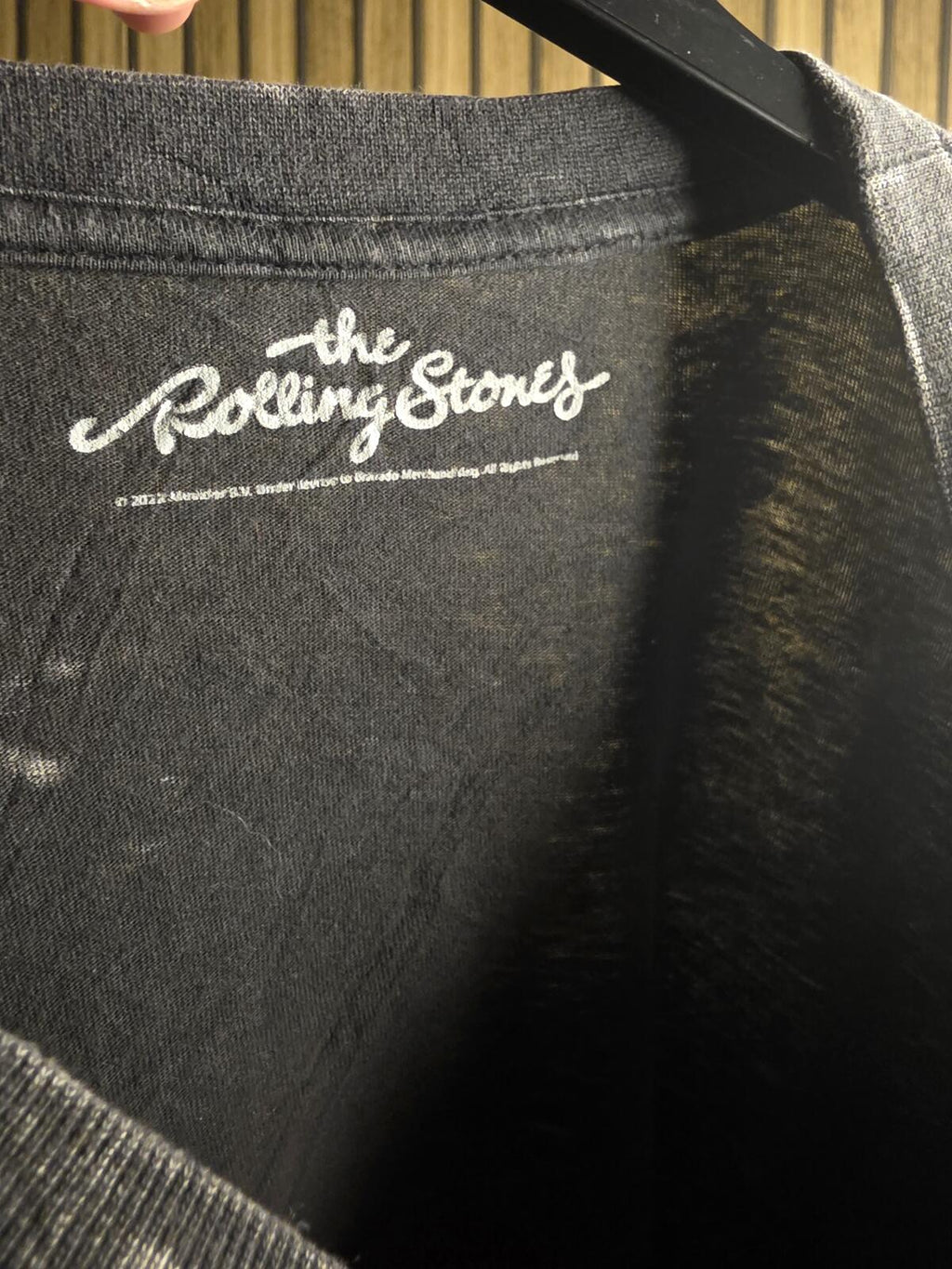 The Rolling Stones Lips Graphic T-Shirt Black One size