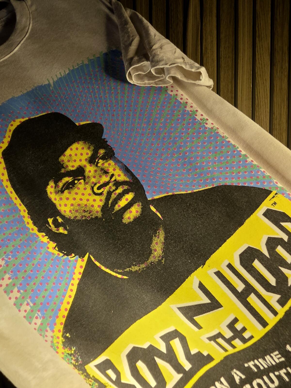 Boyz N The Hood Graphic Print T-Shirt Cream Size S