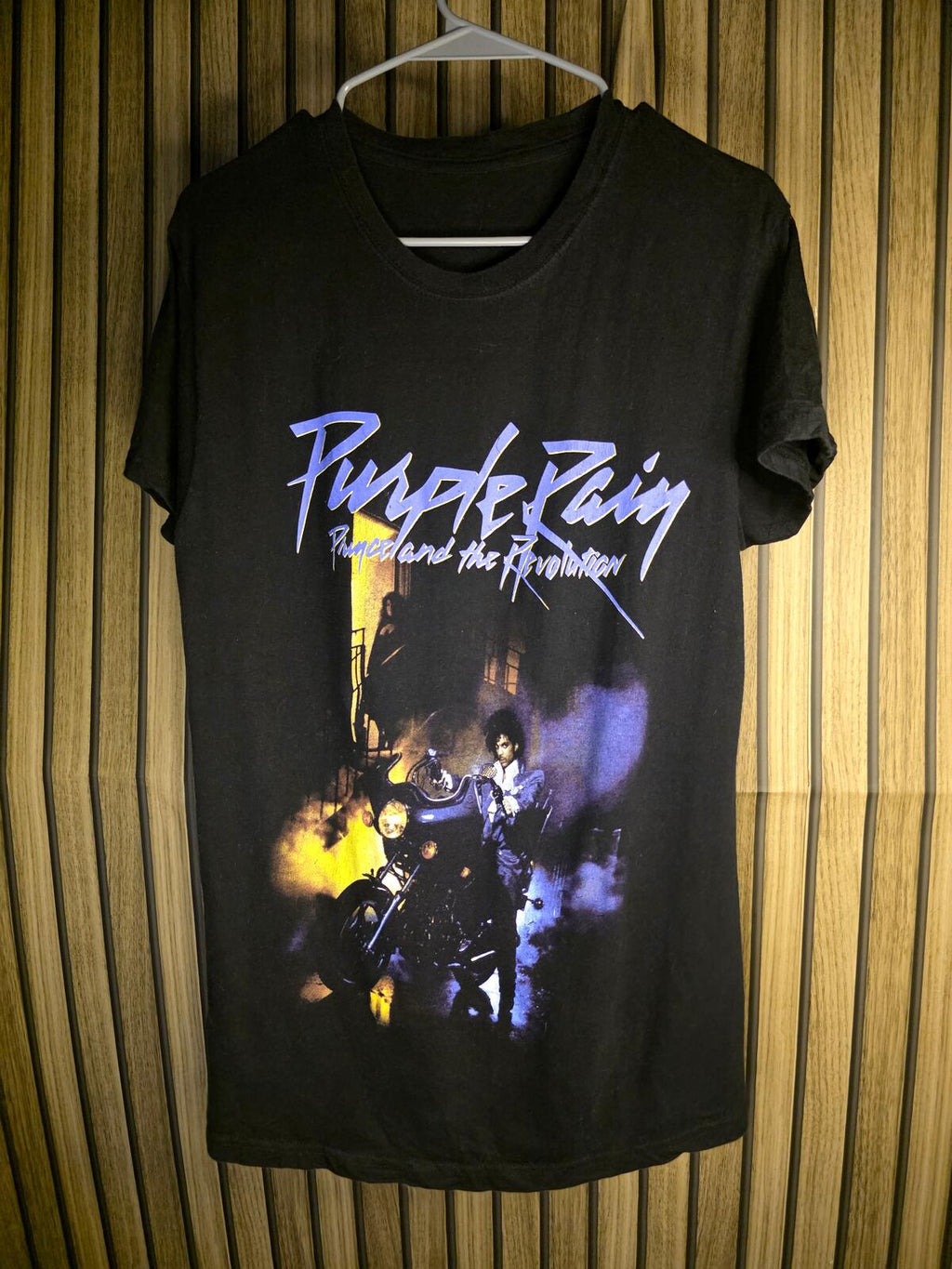 Prince Purple Rain Tour Graphic T-Shirt Black Small