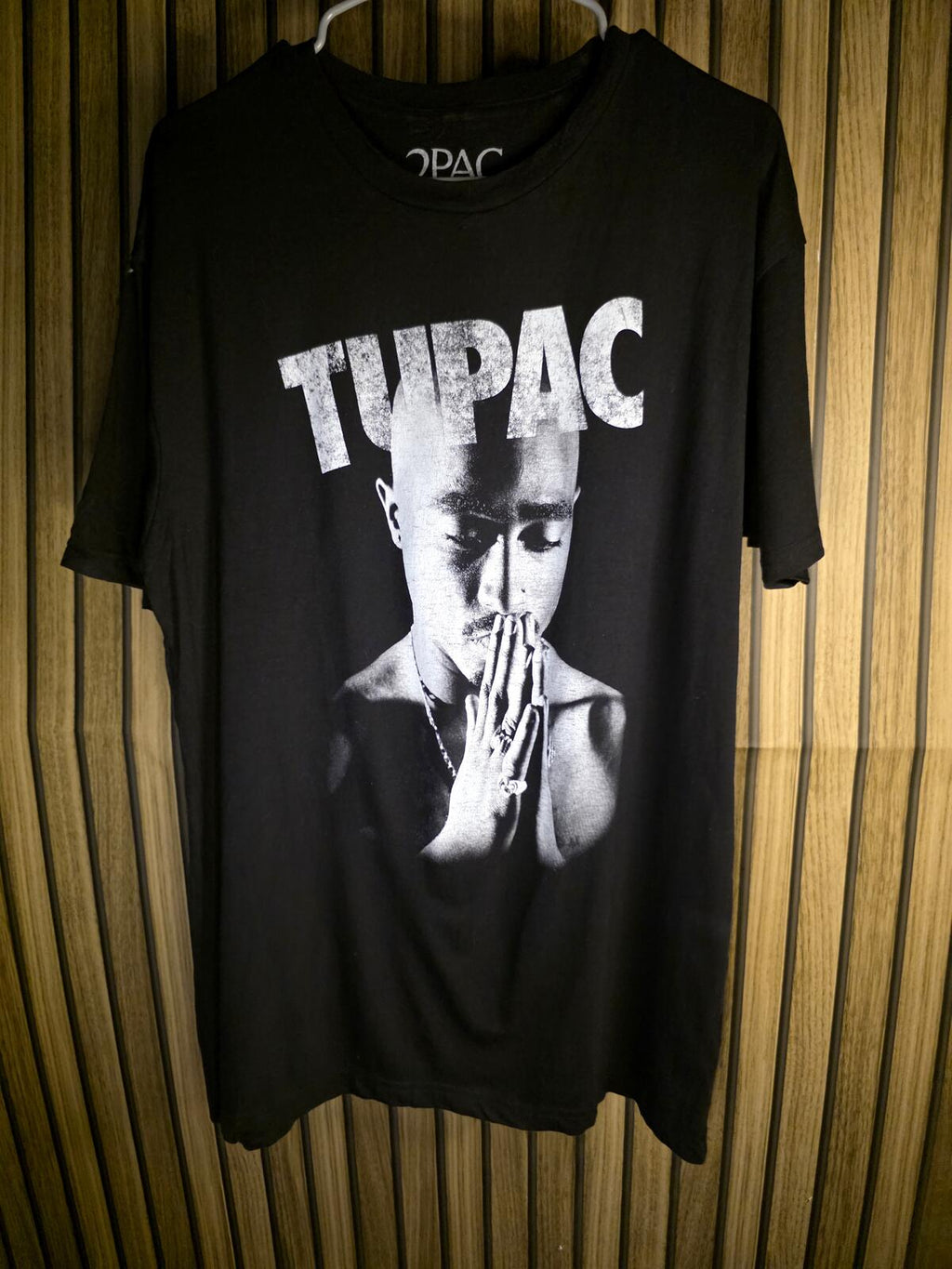 2Pac Graphic T Shirt Tupac Black Large