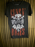 Guns N' Roses Appetite for Destruction Graphic T-Shirt Black Red Size S