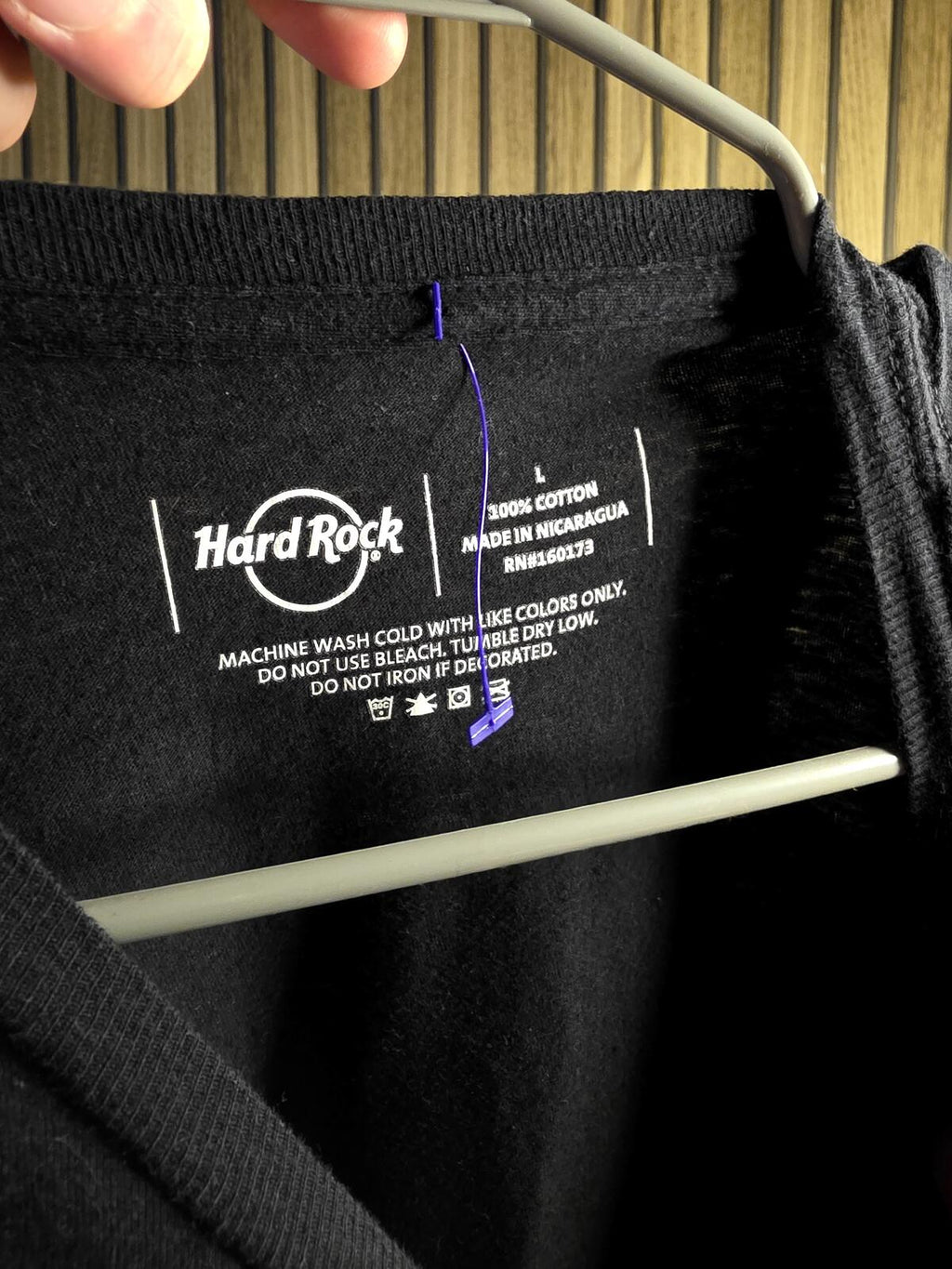 Hard Rock Cafe Cologne Graphic T Shirt Black Large