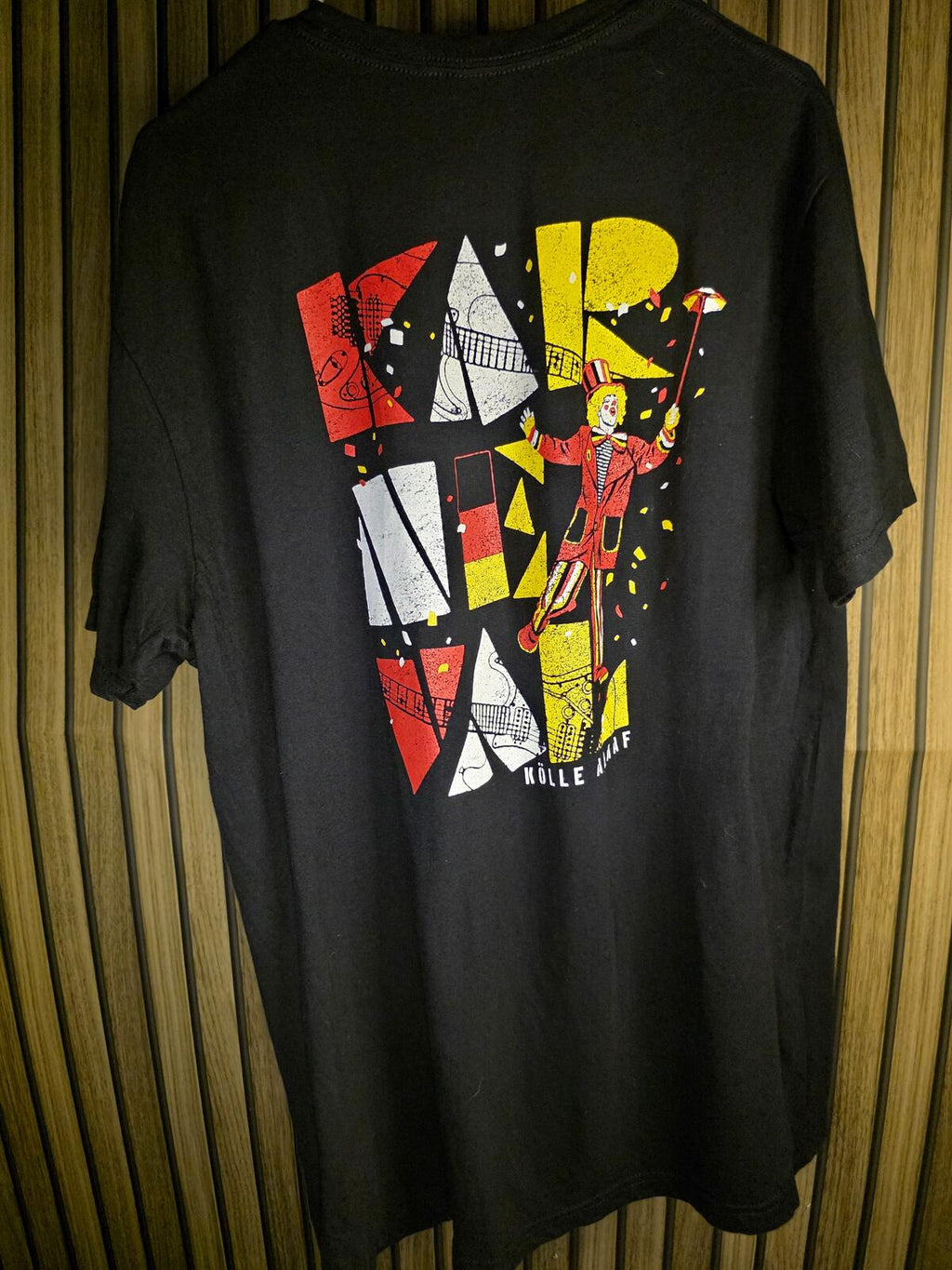 Hard Rock Cafe Cologne Graphic T Shirt Black Large