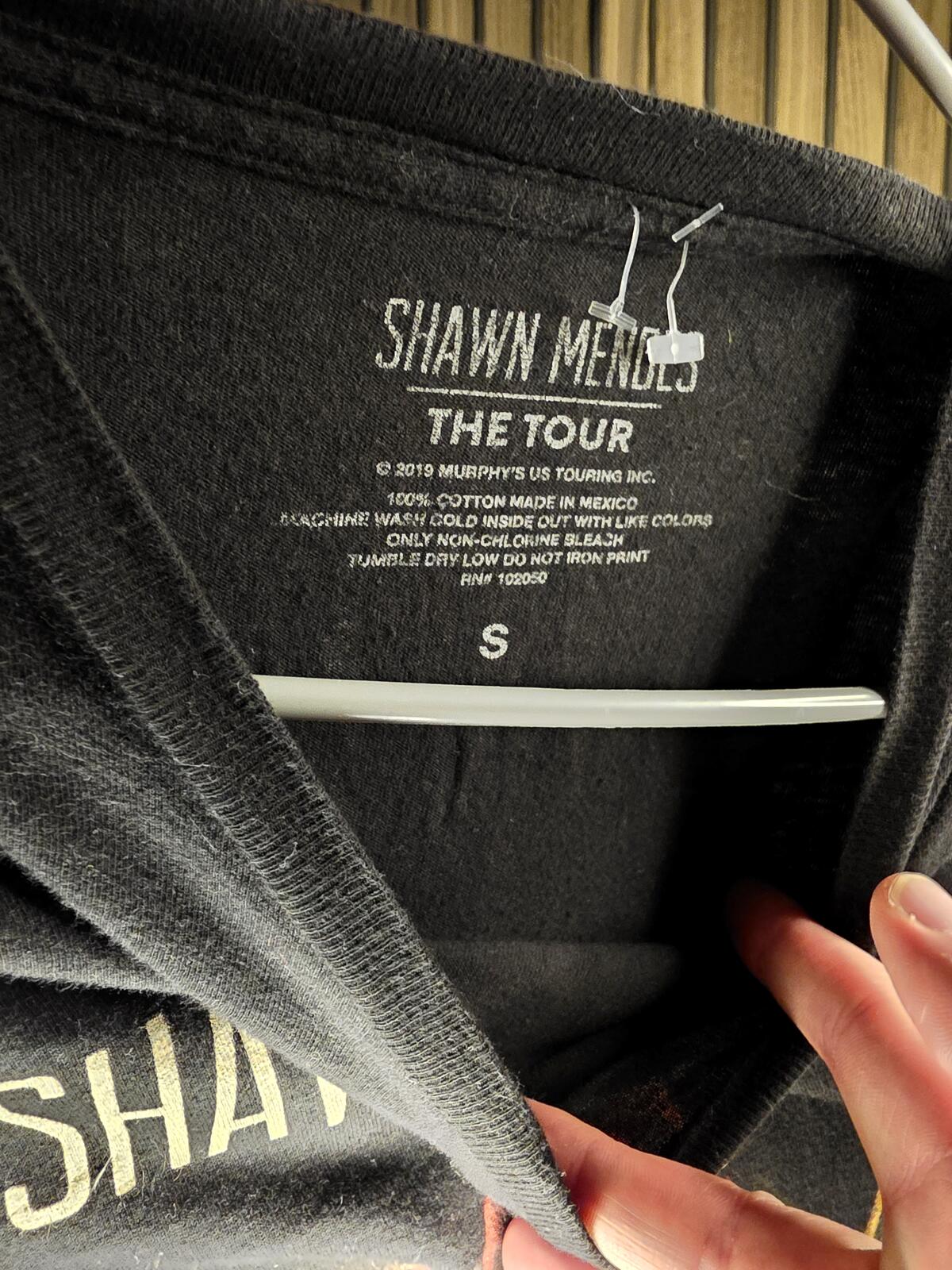Shawn Mendes The Tour Graphic T-Shirt Black S