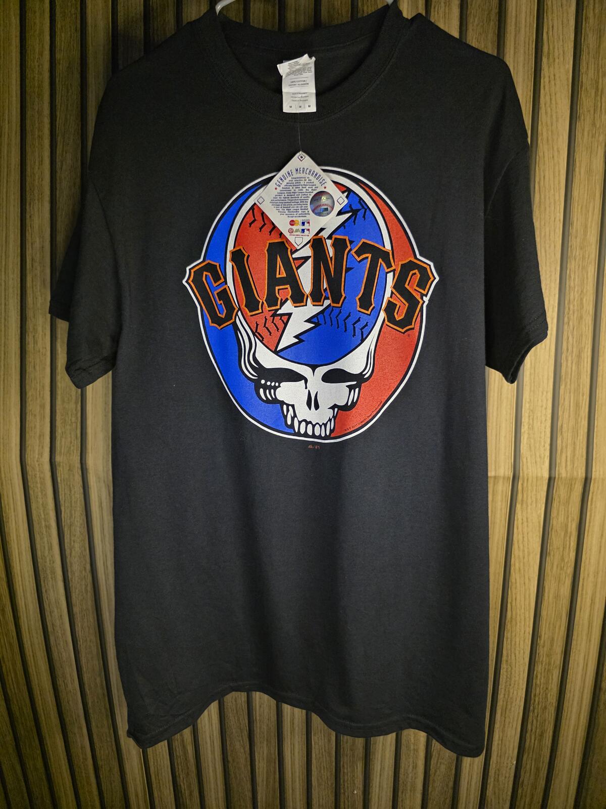 Grateful Dead x Major League Baseball San Francisco Giants Skull T-Shirt Black