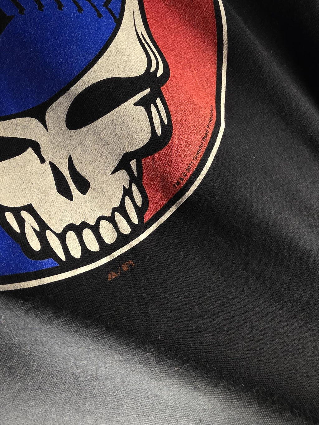Grateful Dead x Major League Baseball San Francisco Giants Skull T-Shirt Black