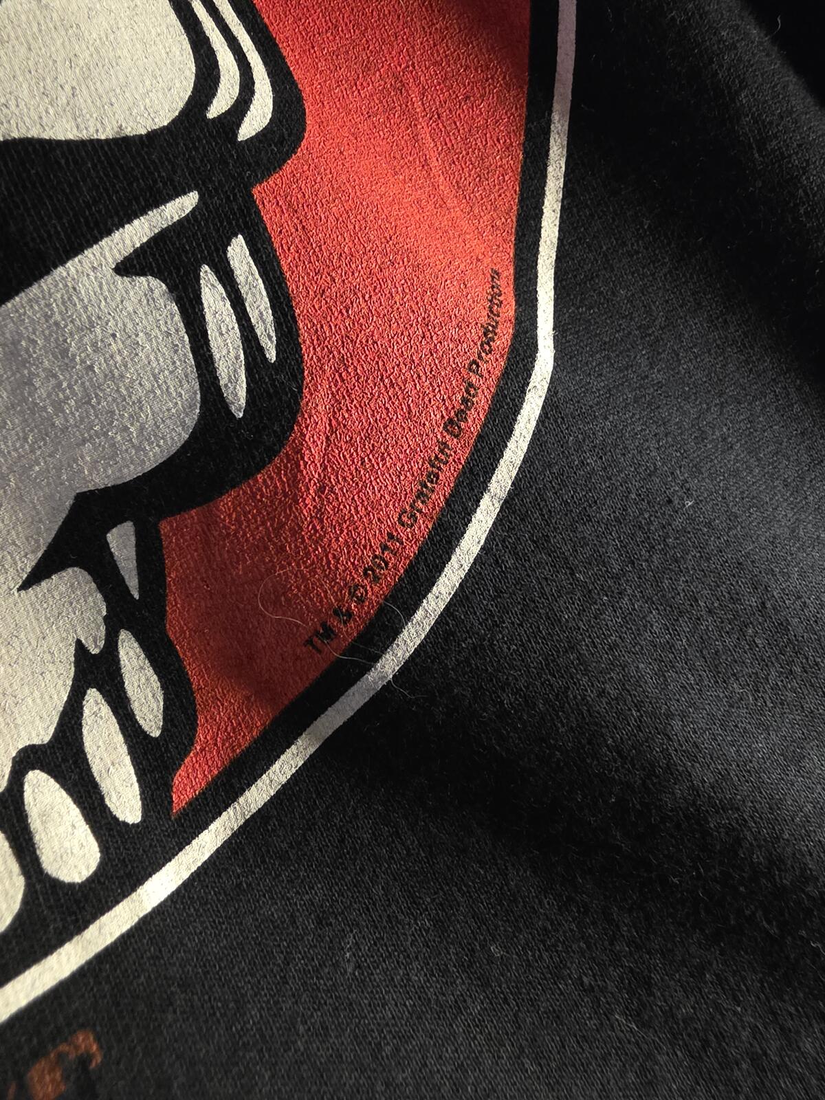 Grateful Dead x Major League Baseball San Francisco Giants Skull T-Shirt Black