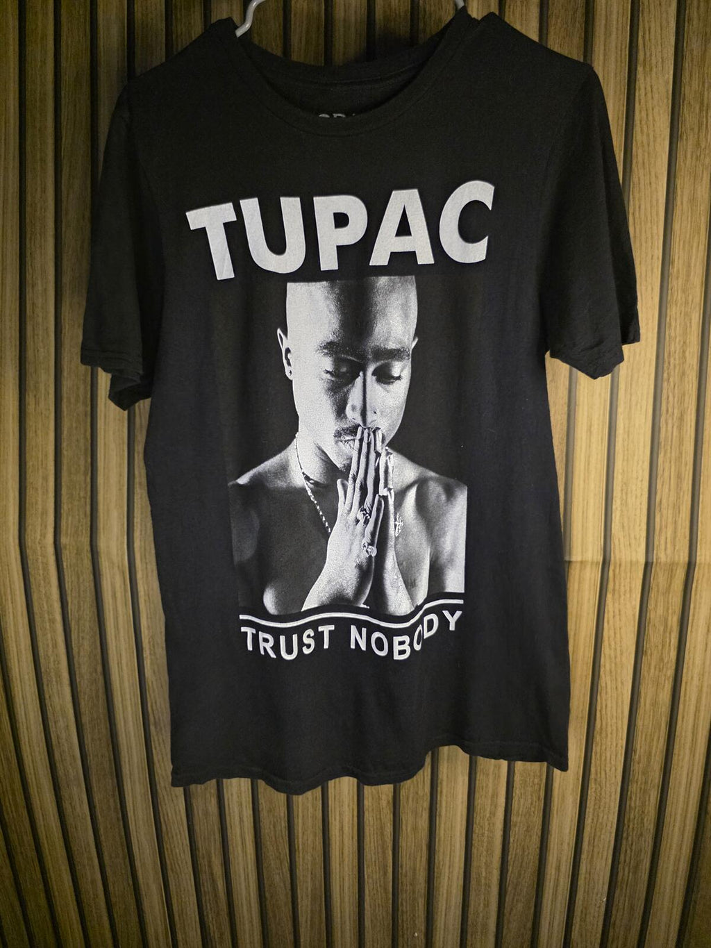 2PAC Trust Nobody Graphic T Shirt Black Regular S