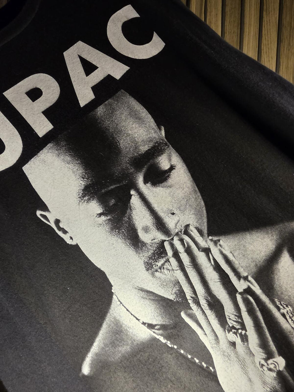 2PAC Trust Nobody Graphic T Shirt Black Regular S
