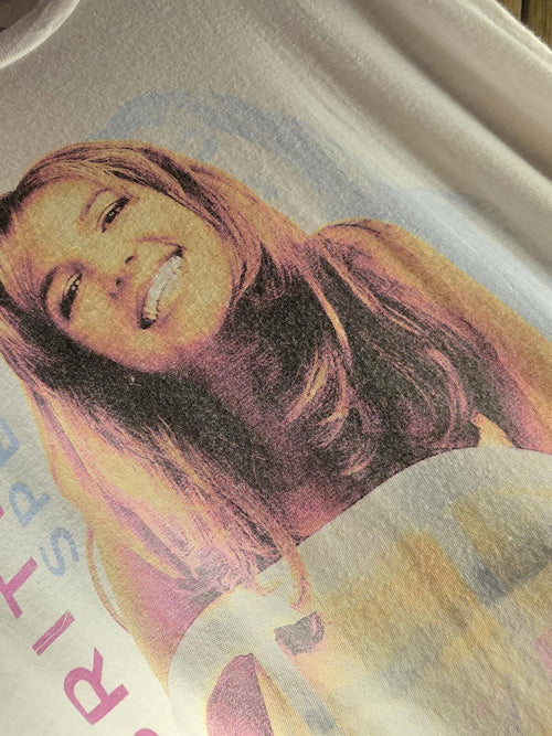 Britney Spears Graphic T-Shirt White Size S