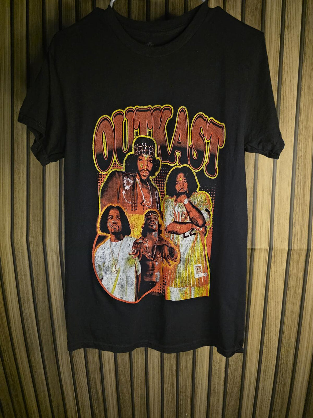 Outkast Graphic T Shirt Hip Hop Black Regular S