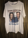 Florida Georgia Line Here’s to the Good Times Tour 2013 Graphic T-Shirt Cream L