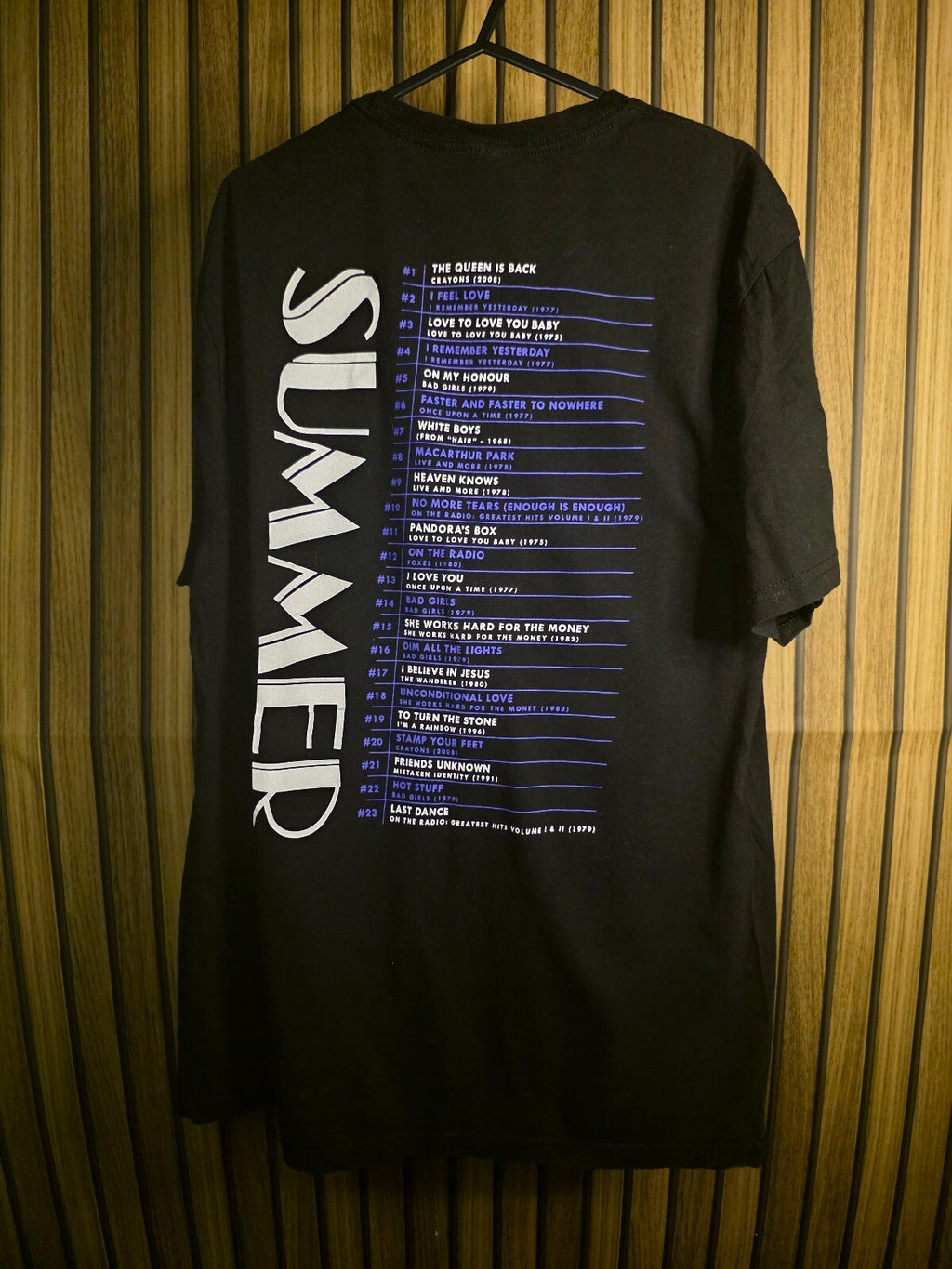 Summer The Donna Summer Musical T-shirt black