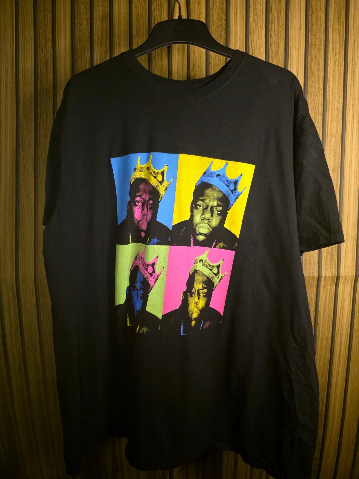 B.I.G. pop art graphic T-shirt black