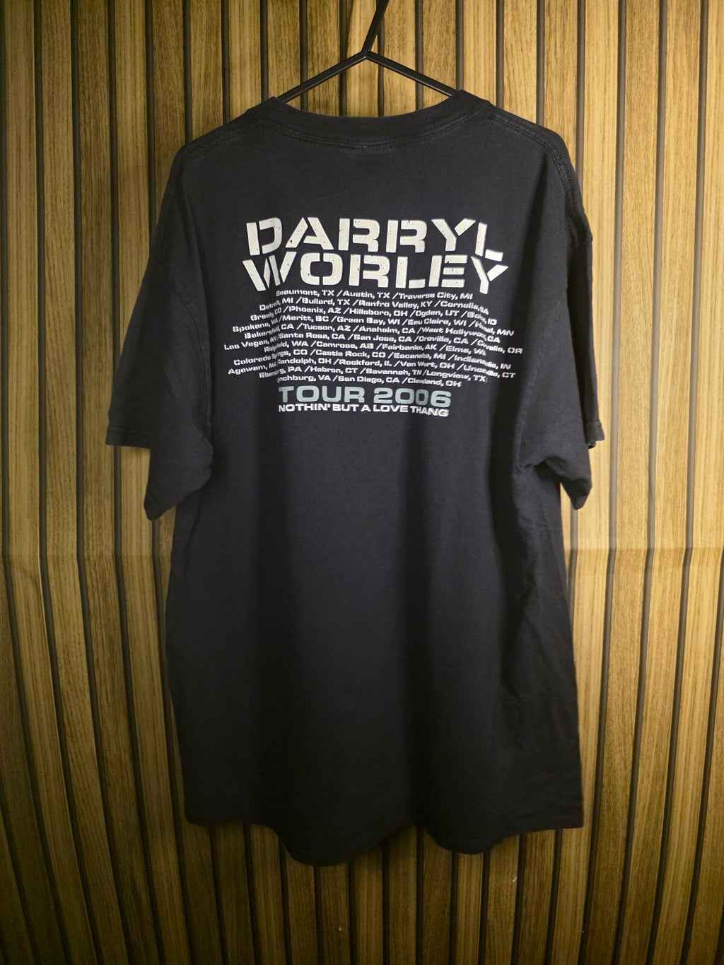 Darryl Worley Tour 2003 black T-shirt