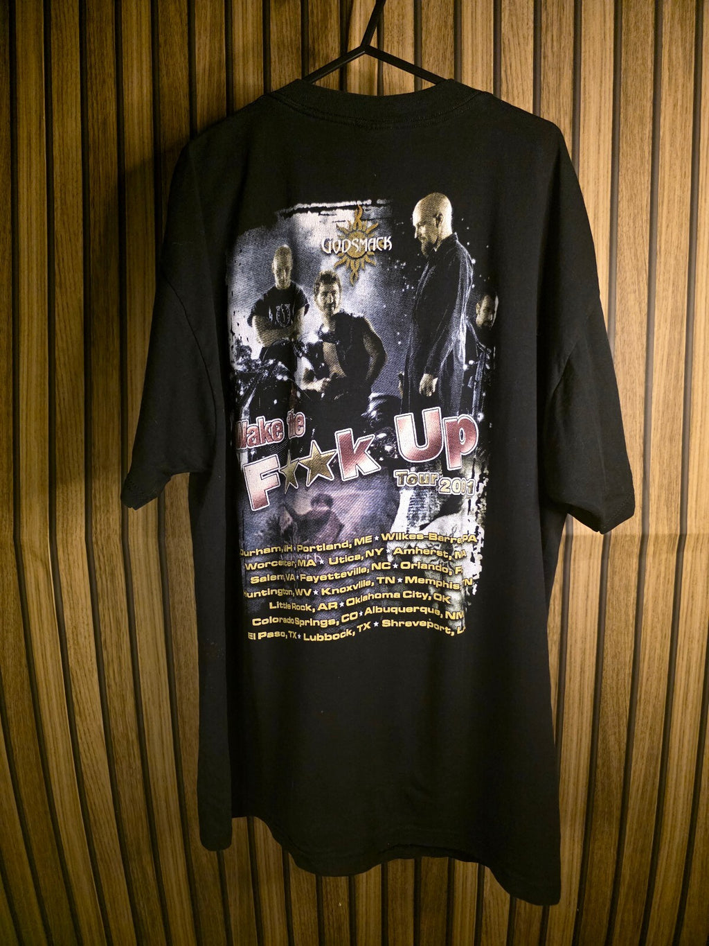 2001 Godsmack Good Day black tour T-shirt