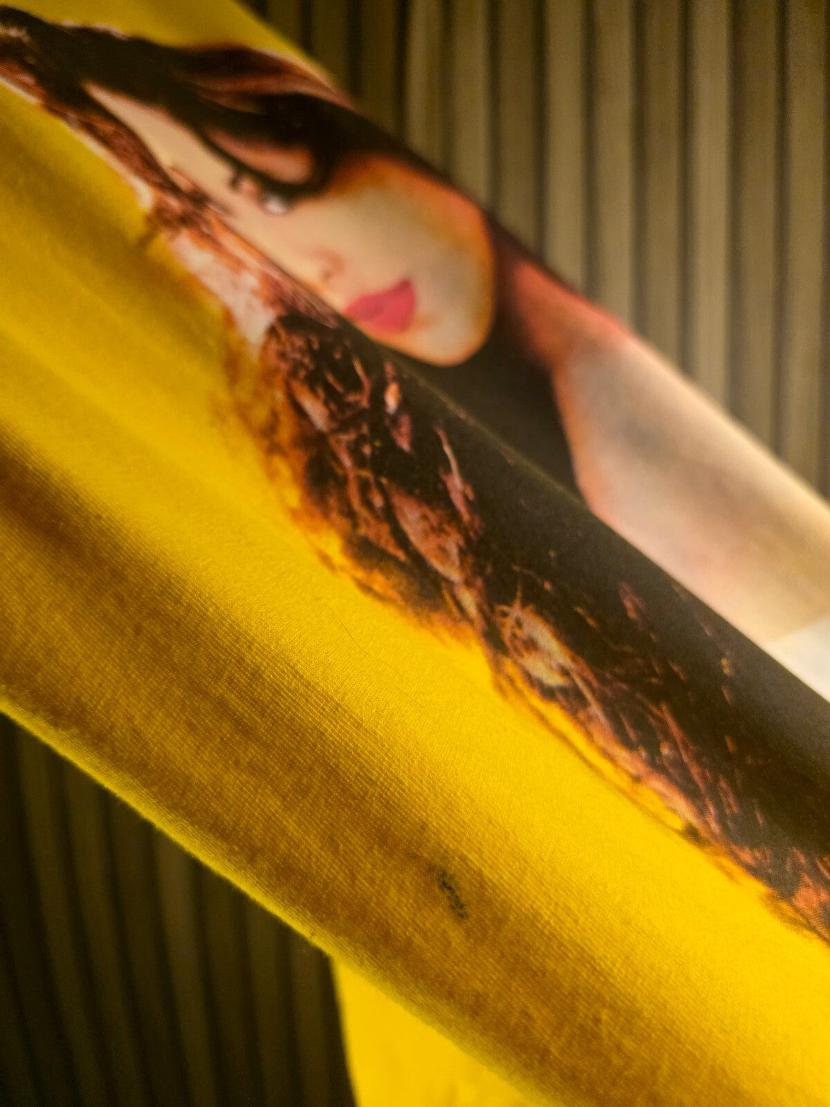 Selena yellow portrait T-shirt