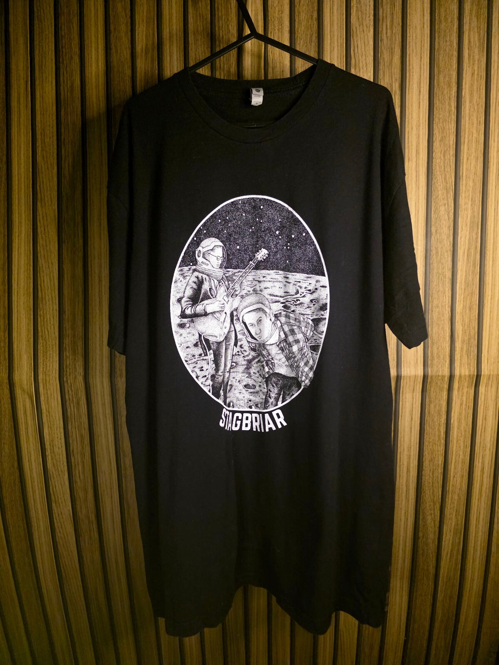 Stagbriar black graphic T-shirt