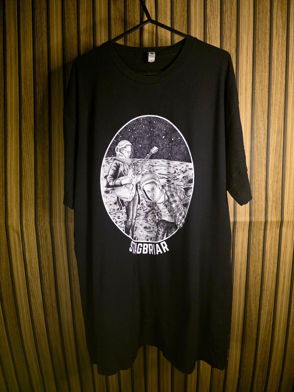 Stagbriar black graphic T-shirt