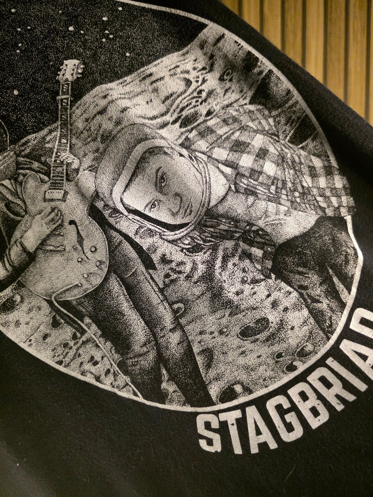 Stagbriar black graphic T-shirt